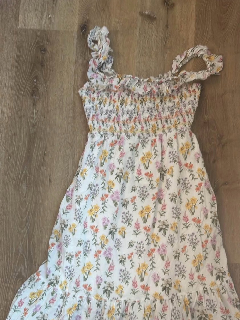 Floral Smocked Women's Casual Dress